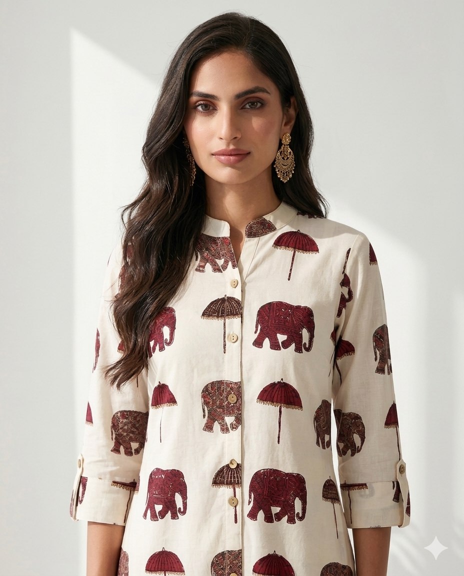 Stylish Rayon Cotton Co-ord Set
