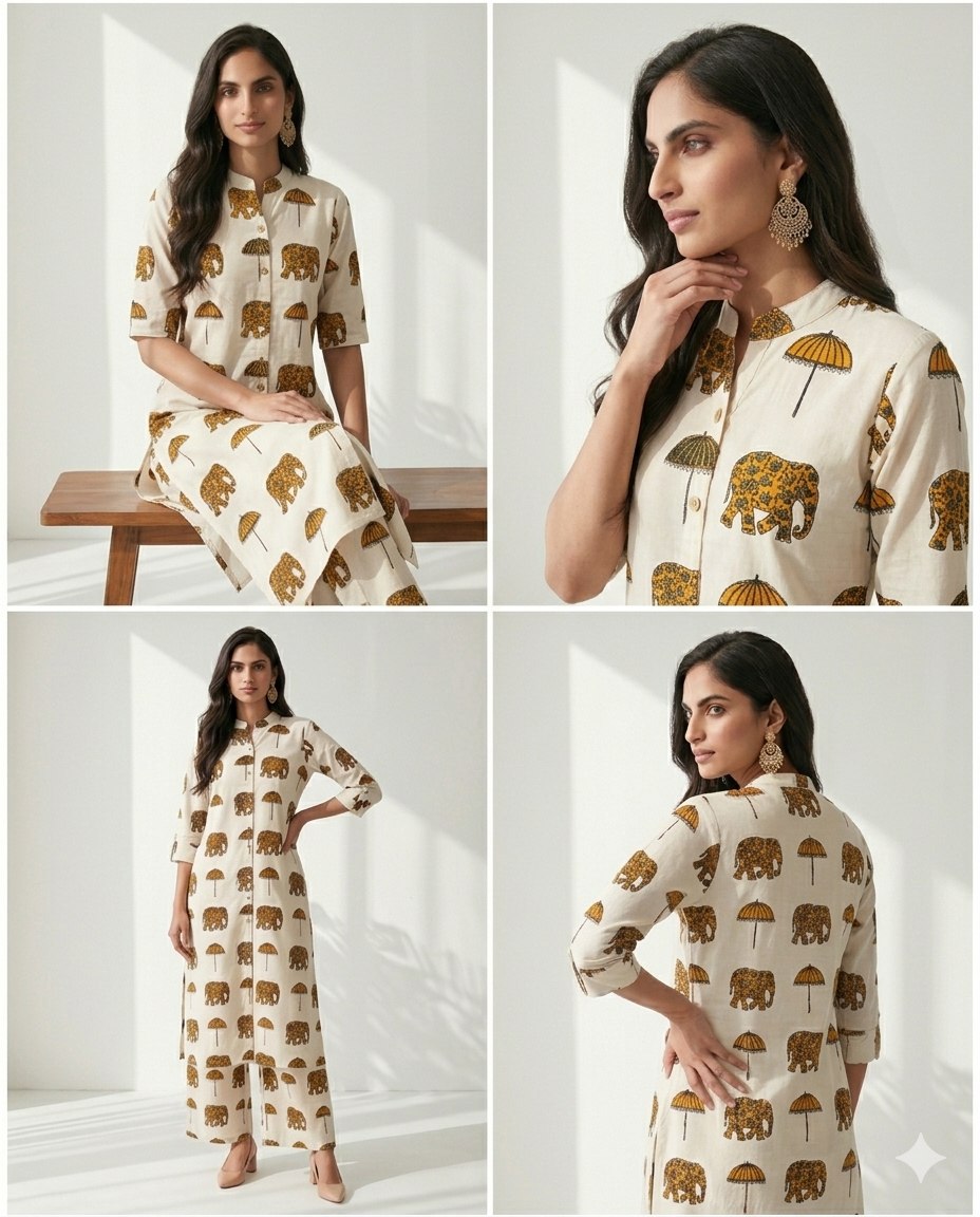 Stylish Rayon Cotton Co-ord Set