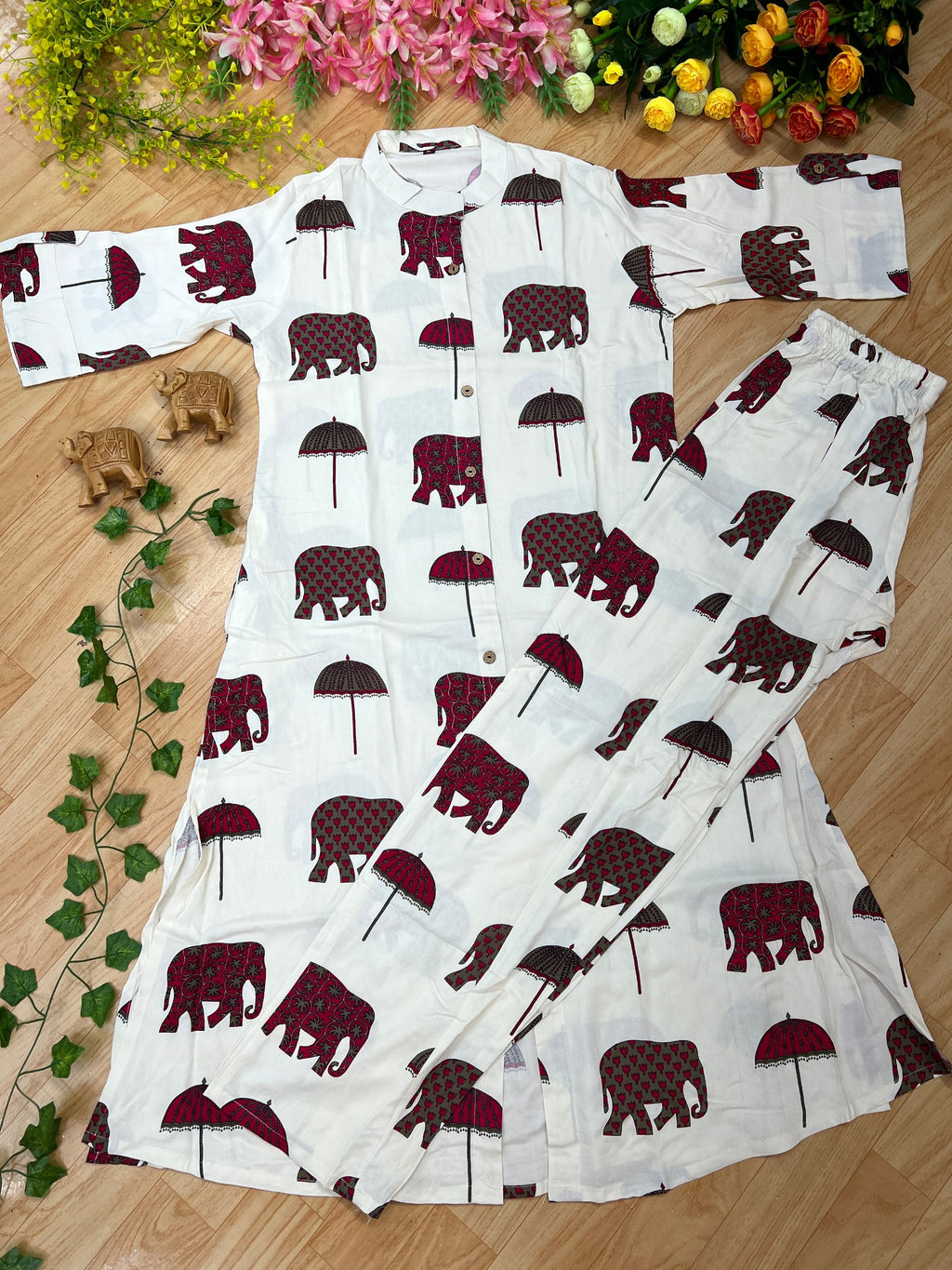 Stylish Rayon Cotton Co-ord Set
