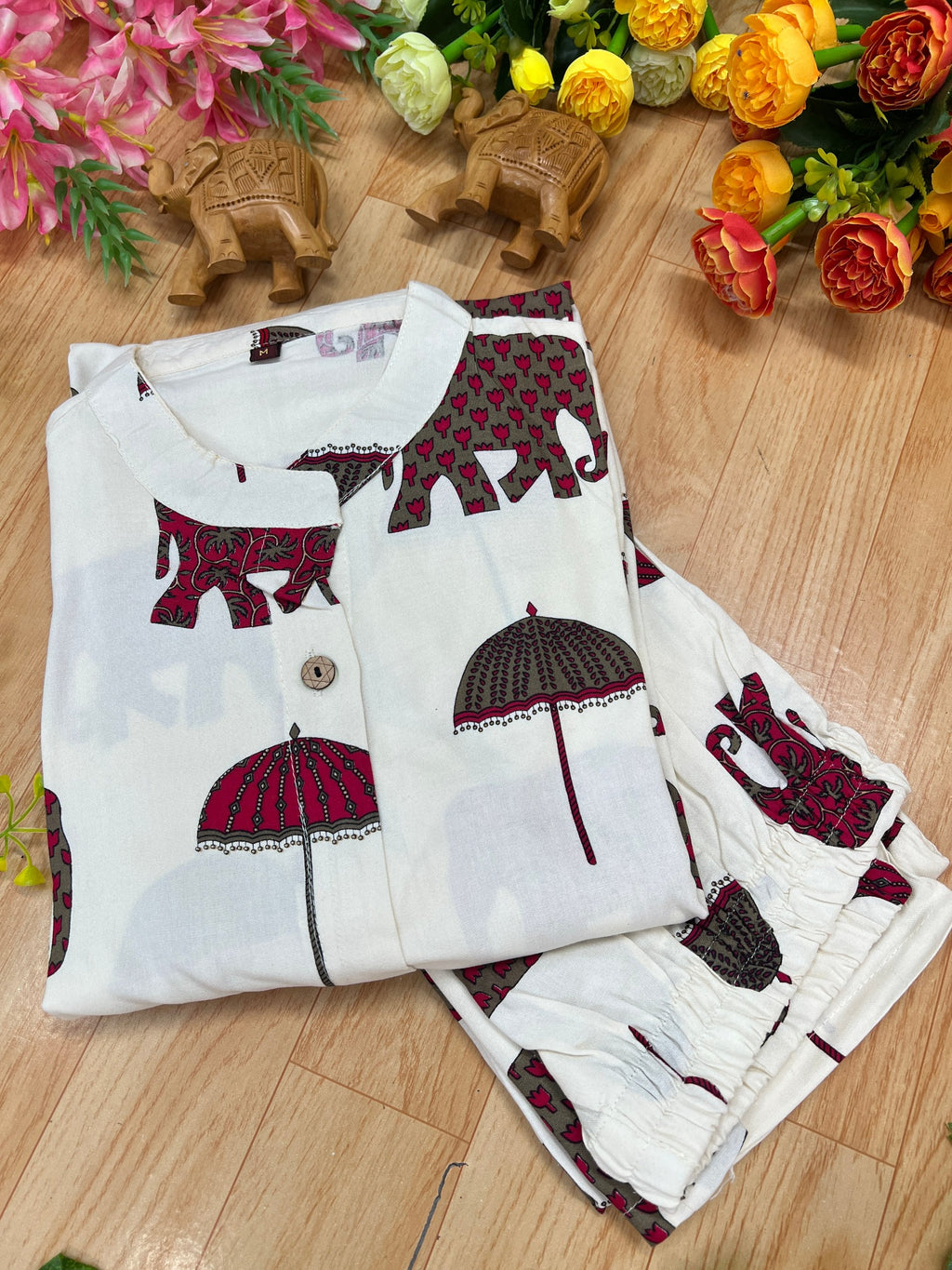 Stylish Rayon Cotton Co-ord Set