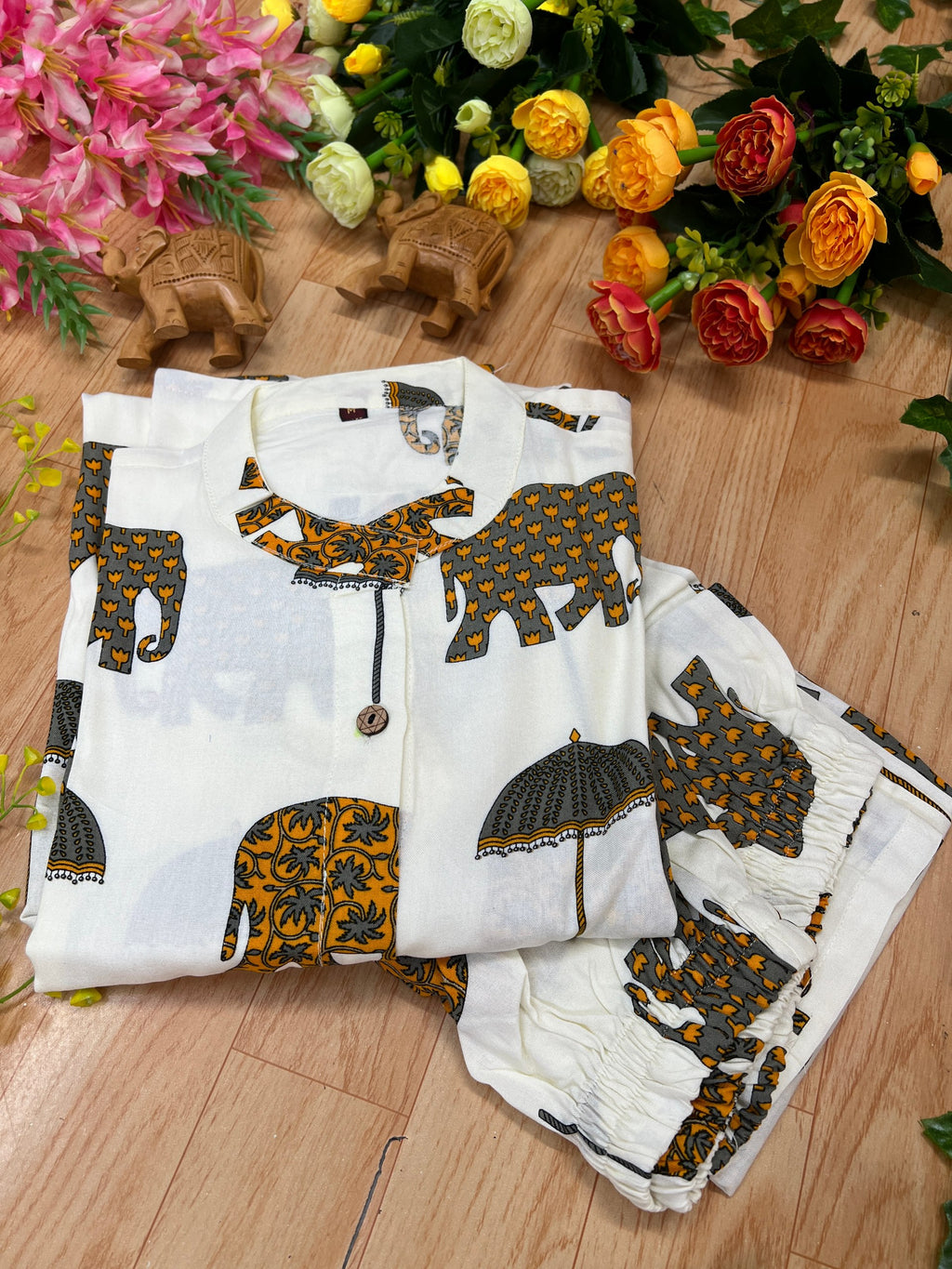 Stylish Rayon Cotton Co-ord Set