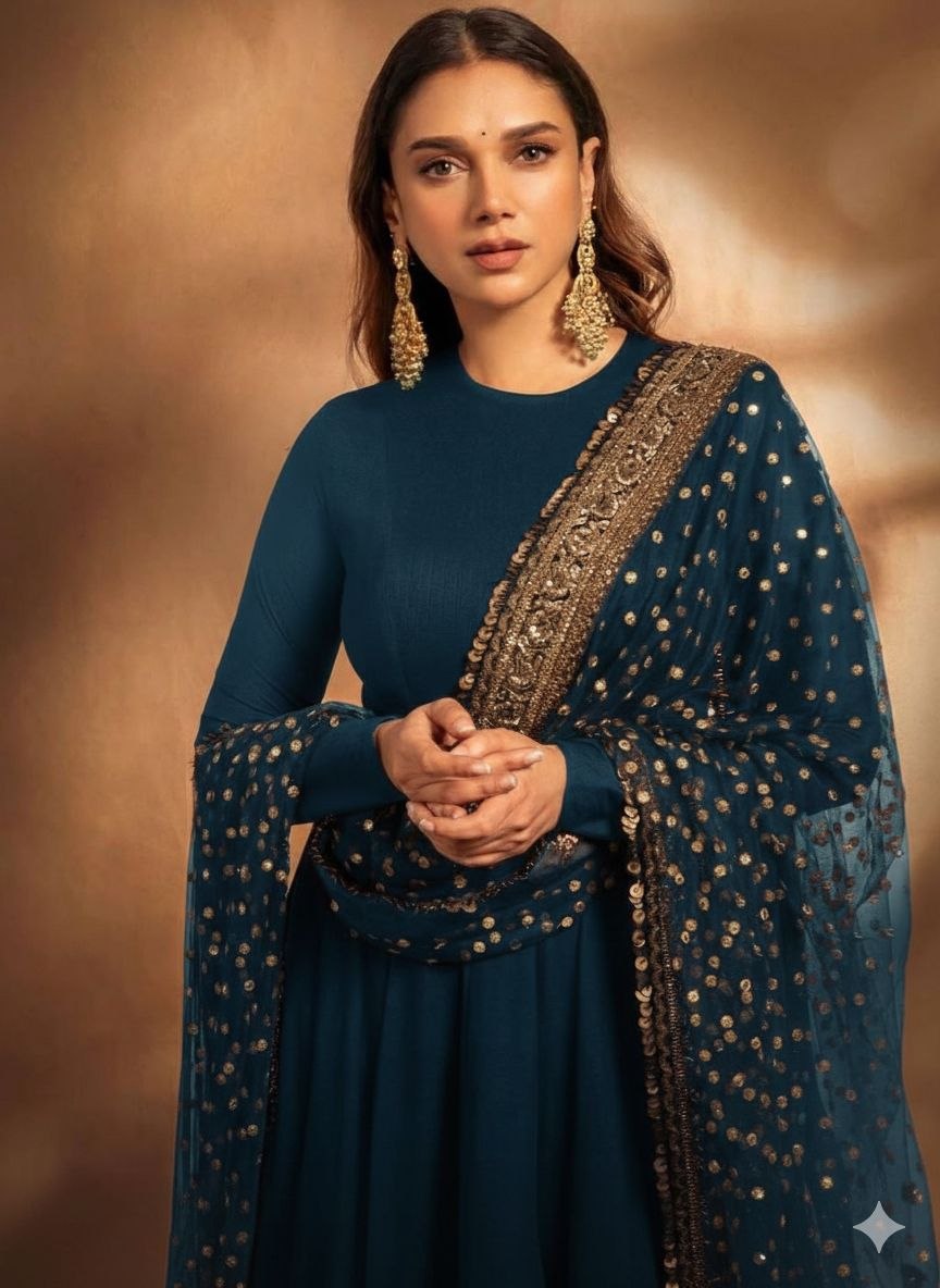 Premium Party Wear Embroidered Gown