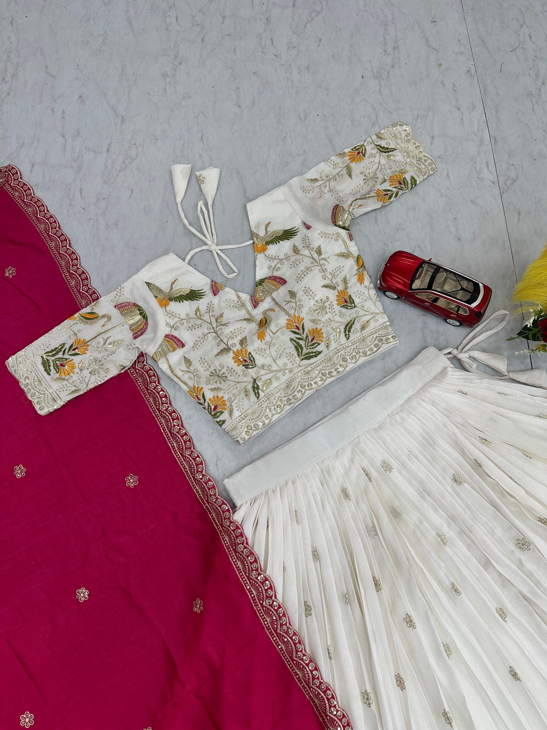 Designer Heavy Embroidery Lehenga Choli with Dupatta