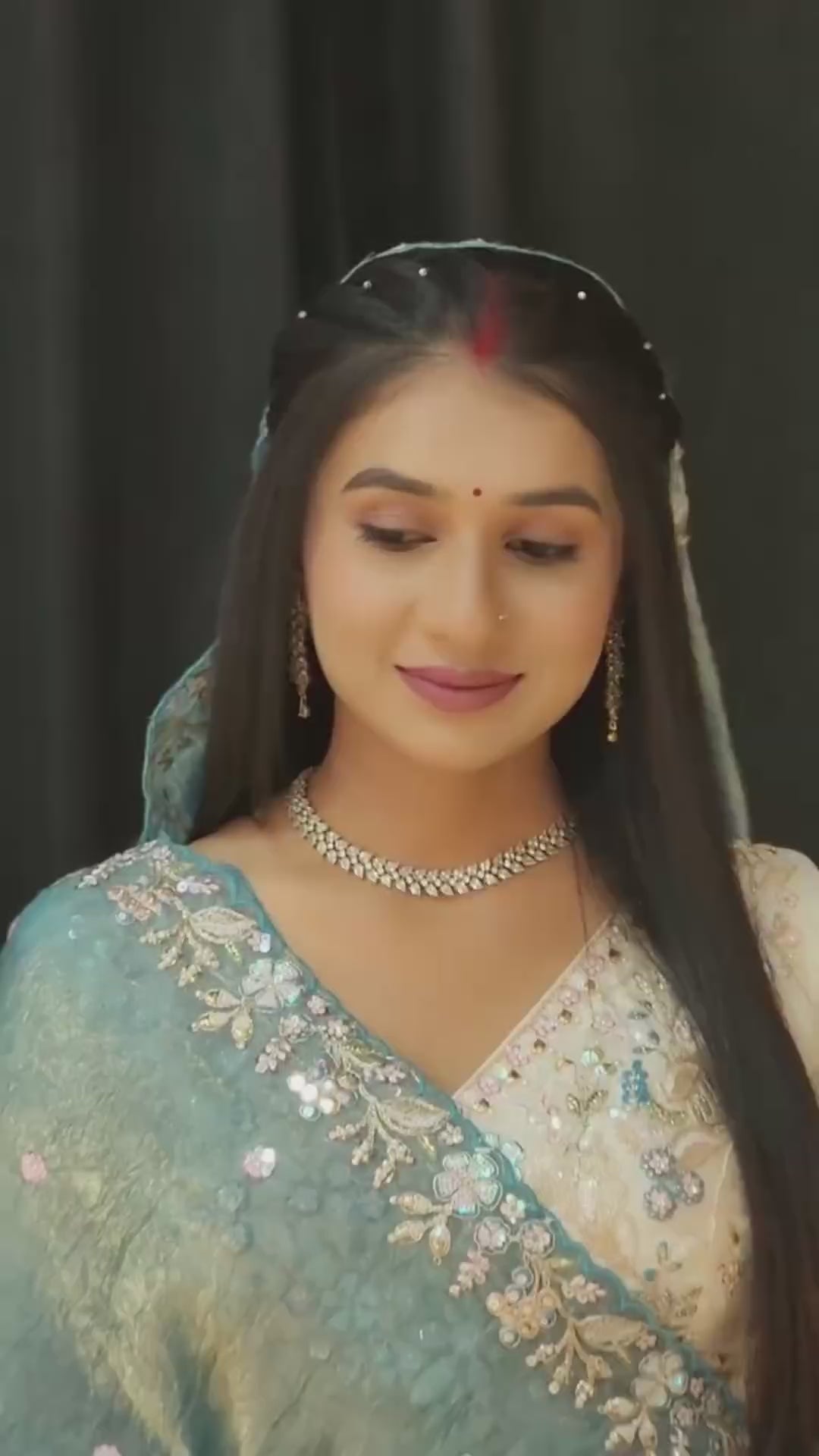 Elegant Chinon Lehenga Choli Set with Embroidered Fendy Dupatta