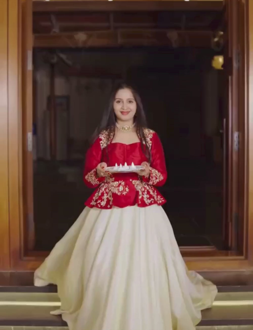 Chinon Lehenga Choli with Embroidery & Sequence Work – Party & Wedding Wear