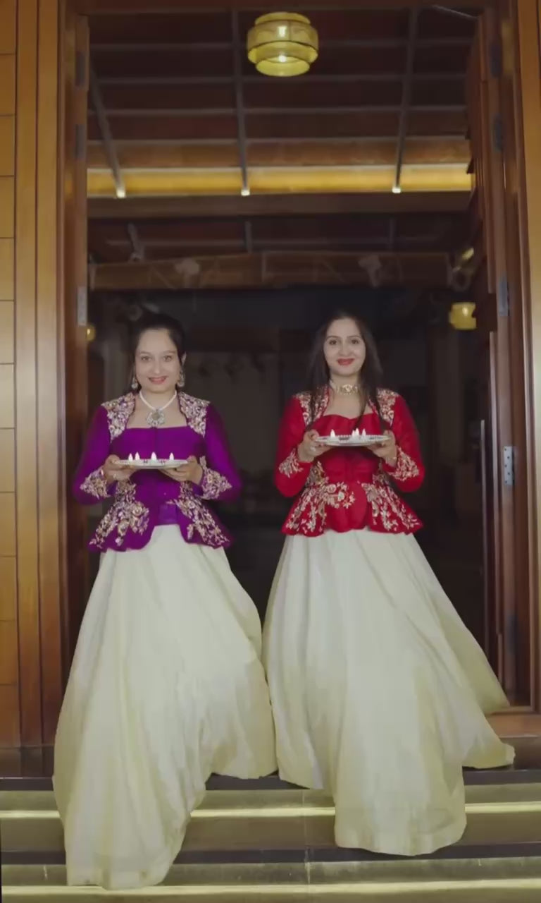 Designer Chinon Lehenga Choli with Embroidery & Sequence Work – Party & Wedding Wear