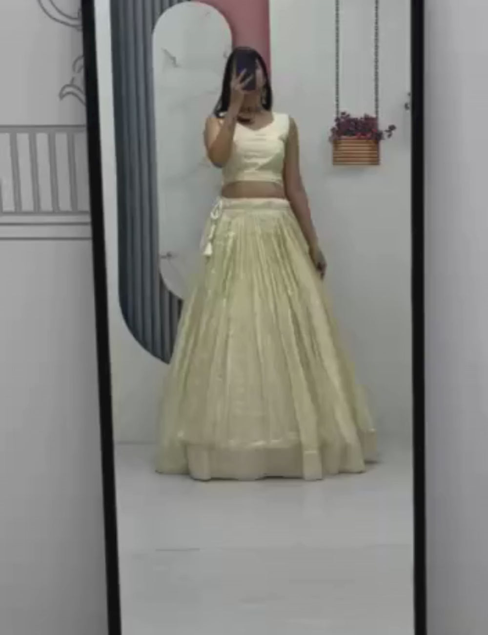 Simar Cosmos Lehenga Choli with Heavy Embroidered Shrug – Fully Stitched Festive Wear Set