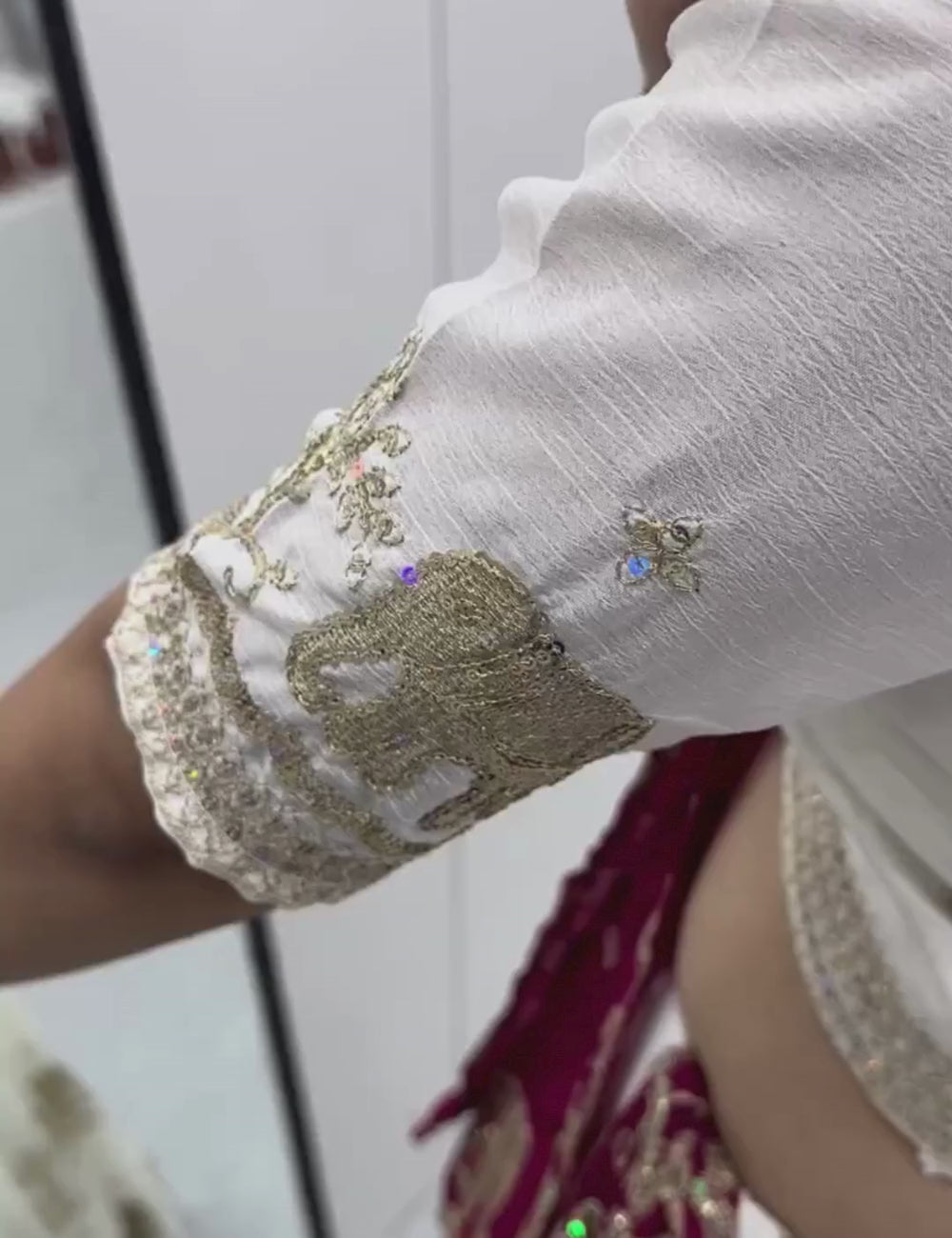 Chinon Heavy Embroidered Lehenga Choli Set