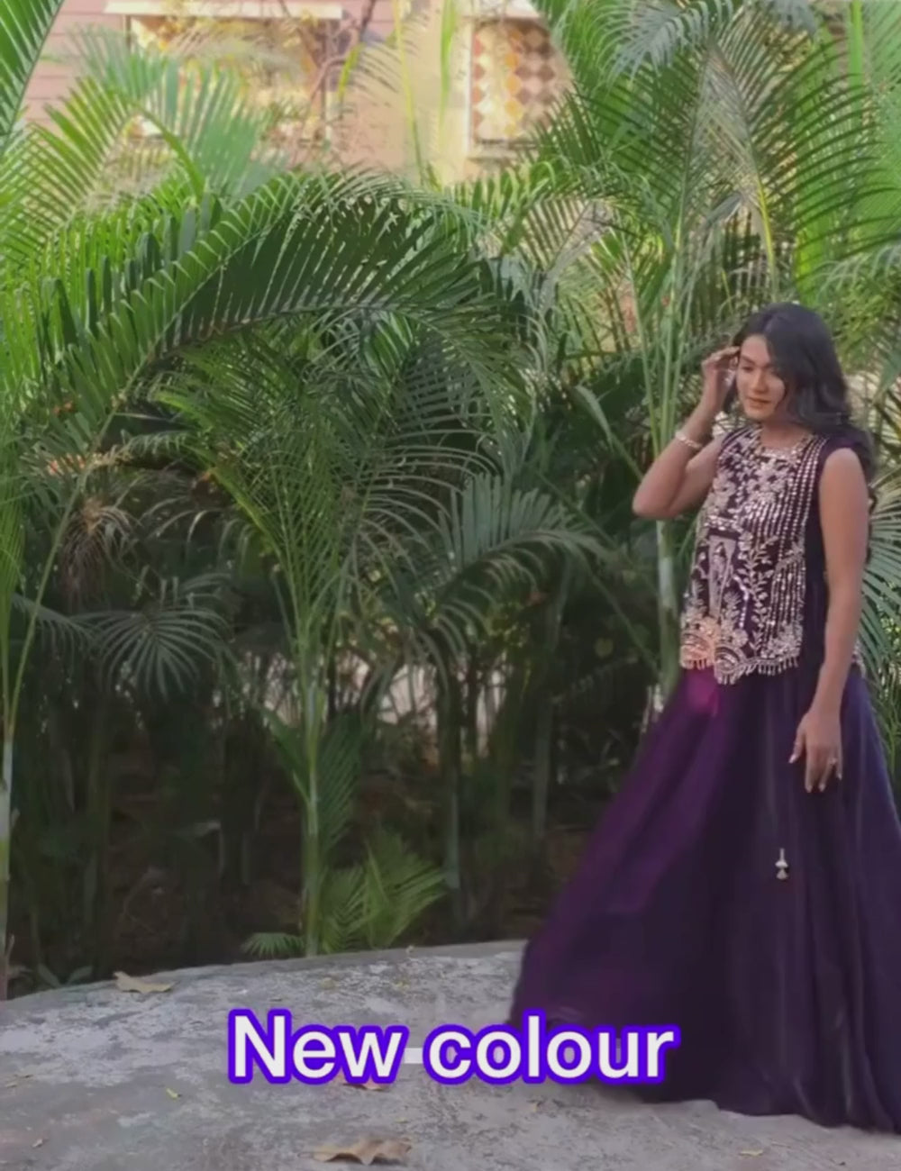 Vichitra Silk Lehenga Choli with Embroidery
