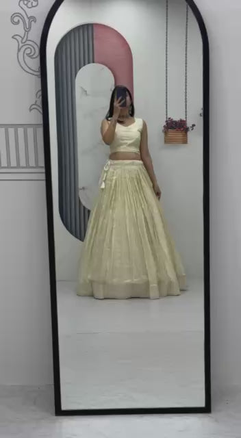 Simar Cosmos Lehenga Choli with Heavy Embroidered Shrug – Fully Stitched Festive Wear Set